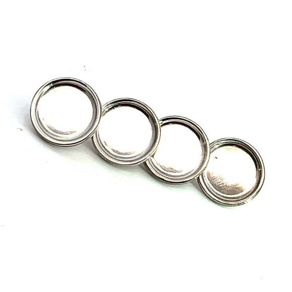 Tiffany & Co Estate Antique Buttons 1.625" Sterling Silver TIF667 - Picture 5 of 7